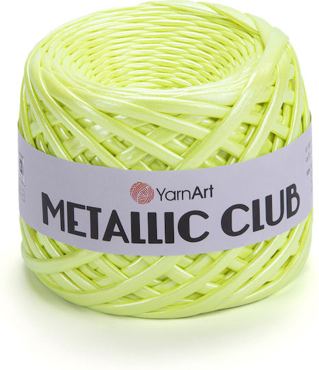 Yarnart Knitting Yarn Metallic Club 8122 Neon Green 180gr 55m
