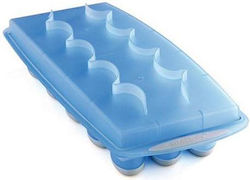 Mastrad Ice Tray Plastic with Lid Blue