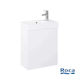 Roca Waschtisch mit Waschbecken Glossy White