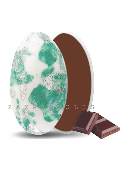 Zaxaropolis Κουφέτα Choco Splash în Formă Clasic cu Aromă de Ciocolata Verde 1000gr