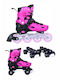 Αθλοπαιδιά Inline Αυξομειούμενα Rollers Ροζ 2 σε 1 Ενηλίκων/Παιδικά