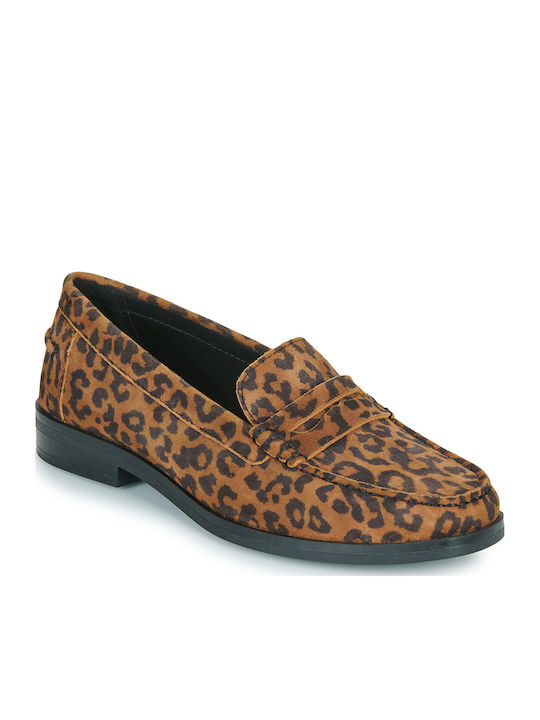 Women's Moccasins in Brown Color