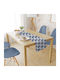 Dimcol Runner Stain Resistant Blue 40x180cm