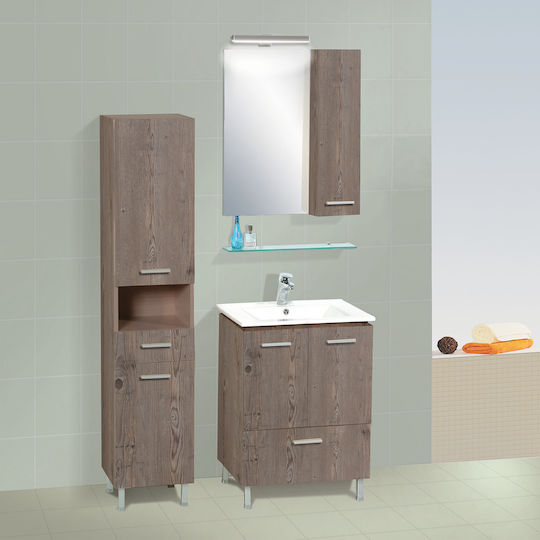 Pro Bagno Blat fără Lavoar MDF grey