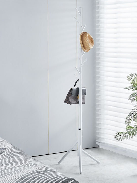 Next Cuiere de podea Metal Alb 58x58x175cm