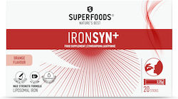 Superfoods IronSyn+ 20 φακελίσκοι Superfoods IronSyn+ 20 φακελίσκοι