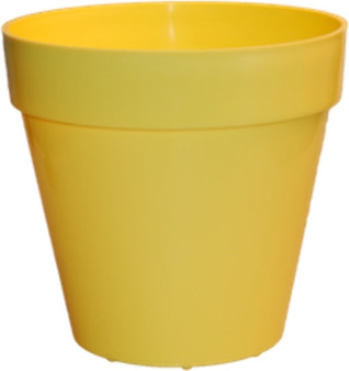 Sic Plast Deco Topf Yellow 18x18x17cm.