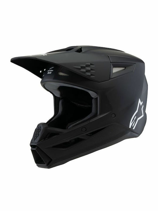 Alpinestars SM3 Черна Детска Каска За Мотор Мотокрос DOT / ECE 22.06 1060гр