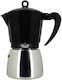 Menastyl Stovetop Espresso Pot 12 Cups Argintiu
