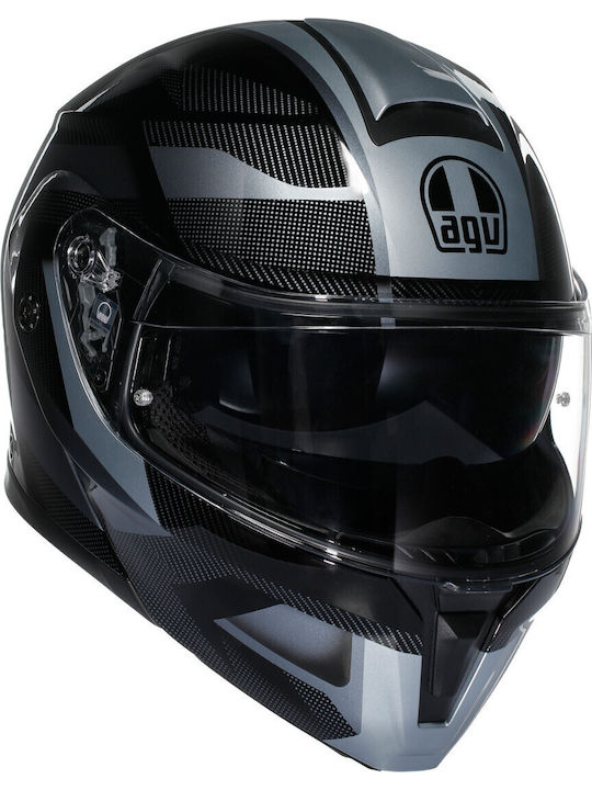 AGV Streetmodular Ledro Mat Black/Grey Κράνος Μ...