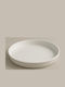 Kutahya Porselen Plate Shallow made of Porcelain White 19cm 6pcs