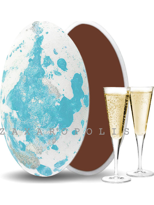 Zaxaropolis Choco Splash in Form von Standard mit Geschmack von Champagner Hellblau 1000gr