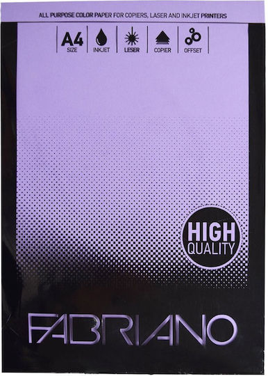 Fabriano Copy Paper A4 160 G/m2 Violet 50 Sheets
