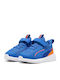 Flyer 3 Ac=inf Kids Sports Shoes Running with Hoop & Loop Closure Blue