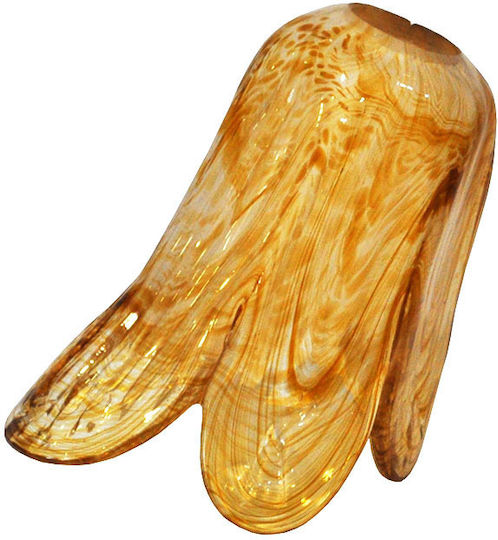 Lighting Glass Replacement E14 Honey 13x10x12.5cm Sinialo 2900526