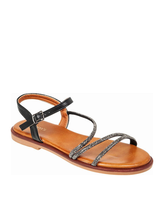 Adam's Shoes Παιδικά Πέδιλα Μαύρα
