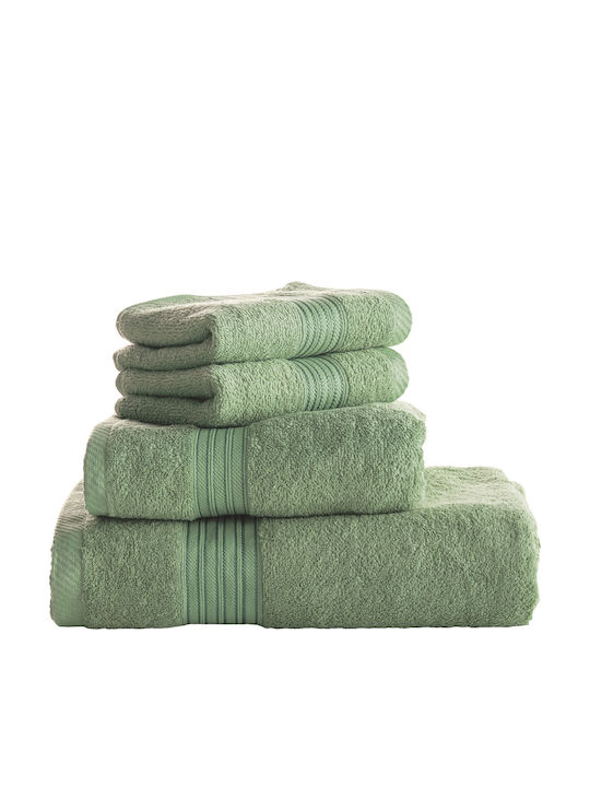 Charalambidis Textiles Hand Towel 30x50cm Green Weight 500gr/m²