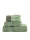 Charalambidis Textiles Hand Towel 30x50cm Green Weight 500gr/m²