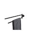 TIGER Double Wall-Mounted Bathroom Rail ​51x5cm Black