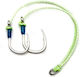 Rig Jlc Xipi Assist Evo Glow Fishing Hooks 200lb