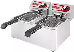 Lappas Fryer Electrică Double 5kW Capacity 2x11lt Trifazat