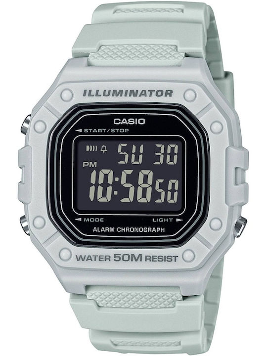 Casio Ρολόι Μπαταρίας με Καουτσούκ Λουράκι