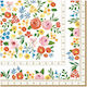 Easy Life Party-Servietten Mehrfarbige Blumen Boho Stil 33x33cm 20Stücke