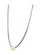 Irmelia Women's Cross from Gold Plated Silver with Chain