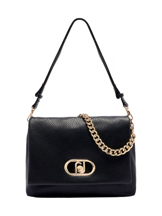 ショルダーバッグ・ポシェット LIU JO Women Shoulder Bags AA5141E0886 22222 Black Liu Jo Women's Bag: The Black Puffy Shoulder Bag with Chain