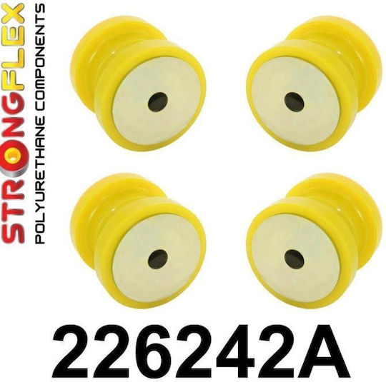 Polyurethane Bushes Rear Axle Strongflex Sport Audi S3 TT 96-03 Seat Leon 1M Cupra 4x4 Skoda Octavia 1 4x4 4 Pcs 226242A