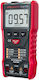 Ermenrich Digitales Multimeter mit Kapazitätsmesser Wahre Effektivwert mit AC / DC / Temperaturmessung