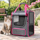 Galifas Wasserdicht Rucksack für Hunde / Katzen bis 9kg Gray L40xB33xH25cm.
