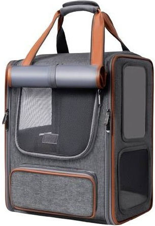Galifas Waterproof Dog/Cat Carrying Gray Backpack for 9kg Pets L40xW33xH25cm