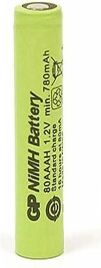Rechargeable Battery Gp Batteries R03 Aaa 80aah-b 1.2v 800mah Nimh 1 Pc