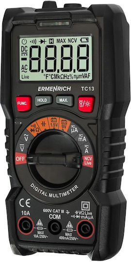 Ermenrich Digitales Multimeter Wahre Effektivwert mit AC / DC Messung