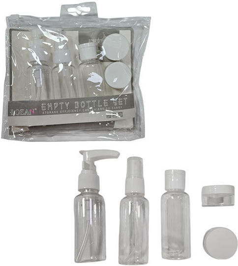 Set of 5 Empty Travel Size Bottles Empty Bottle Set 5pcs