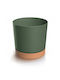 Prosperplast Flowerpot Ghiveci Verde cu farfurie