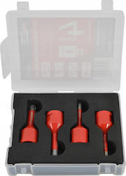 AWTools Set Hole Saws for Dry Cutting 6mm to 10mm