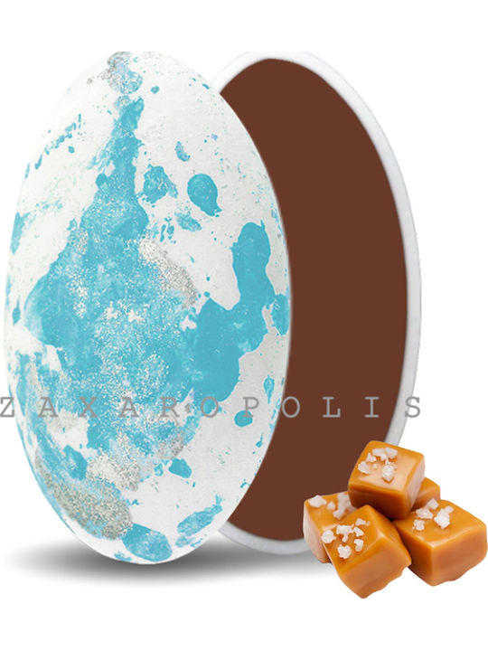 Zaxaropolis Κουφέτα Choco Splash σε Σχήμα Κλασικό με Γεύση Καραμέλα Γαλάζιο 1000gr
