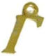 Monogramme Metallische Goldene Set/25 15mm Gama