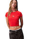 Damen T-Shirt Rot