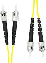 Proxtend ST-ST UPC OS2 Duplex Fiber-Optik-Kabel 0,5m Fo-ststos2d-0005