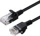 Microconnect Ethernet Cable U Utp Cat6a Slim 0.15m Black V-utp6a0015s-slim