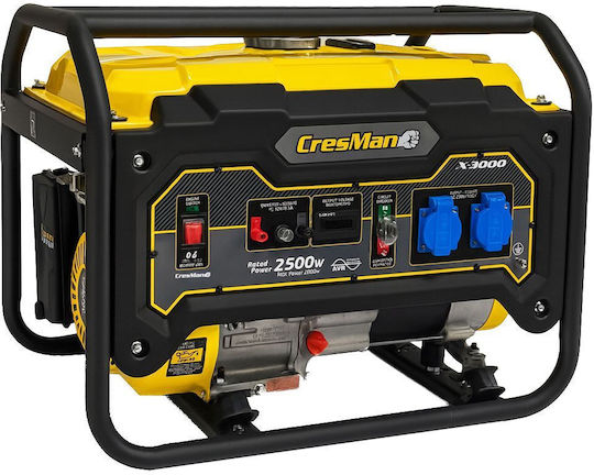Cresman X3000 Generator Gasoline Four-stroke with Maximum Power 3kVA
