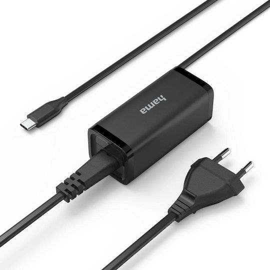 HAMA Notebook USB-C Φορτιστής Laptop 65W