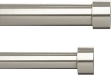 Umbra Μεταλλικό Κουρτινόξυλο Cappa Διπλό με Βέργα Φ25mm 168εκ. Nickel 1014401-1001 Umbra Μεταλλικό Κουρτινόξυλο Cappa Διπλό με Βέργα Φ25mm 168εκ. Nickel 1014401-1001