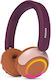 Philips TAK4200MP Wireless / Wired On Ear Headphones with 2 hours of Operation Purple