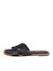 Flache Sandalen für Damen in Schwarz Farbe