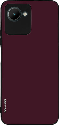 Husă Sonique Colorbloc Series Realme C30 Burgundy