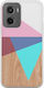 Твърда Дървена Motorola Moto G05 Гъвкав TPU Прозрачен Силикон